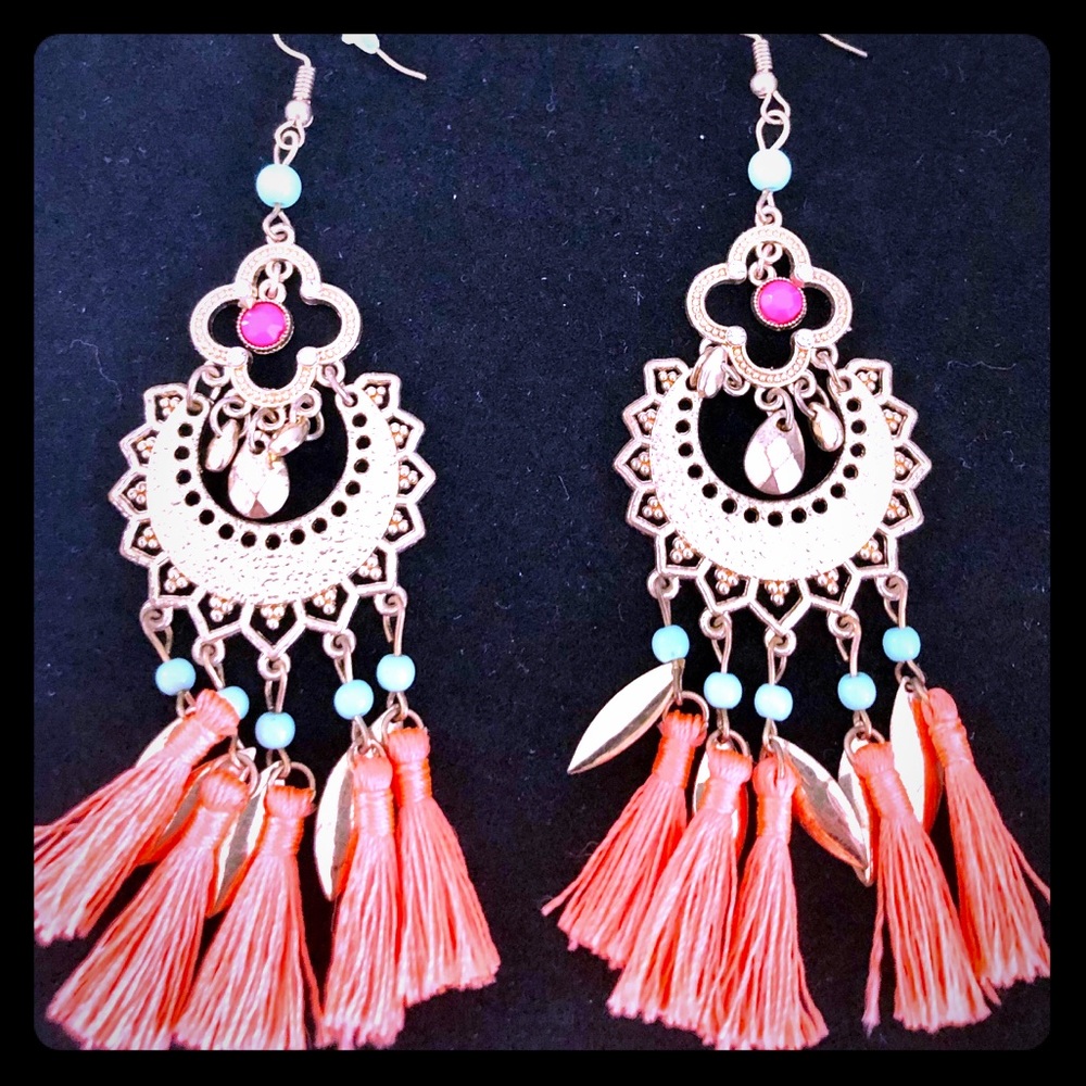 Fun Large Dangle Boho Earrings